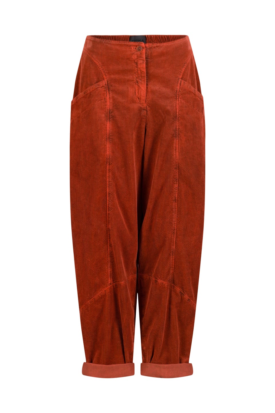 Trousers 523 - Pure cotton corduroy - 232ORANGE - 10250710075