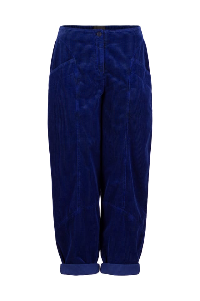 Trousers 523 - Pure cotton corduroy - 462CLEMATIS - 10250710075
