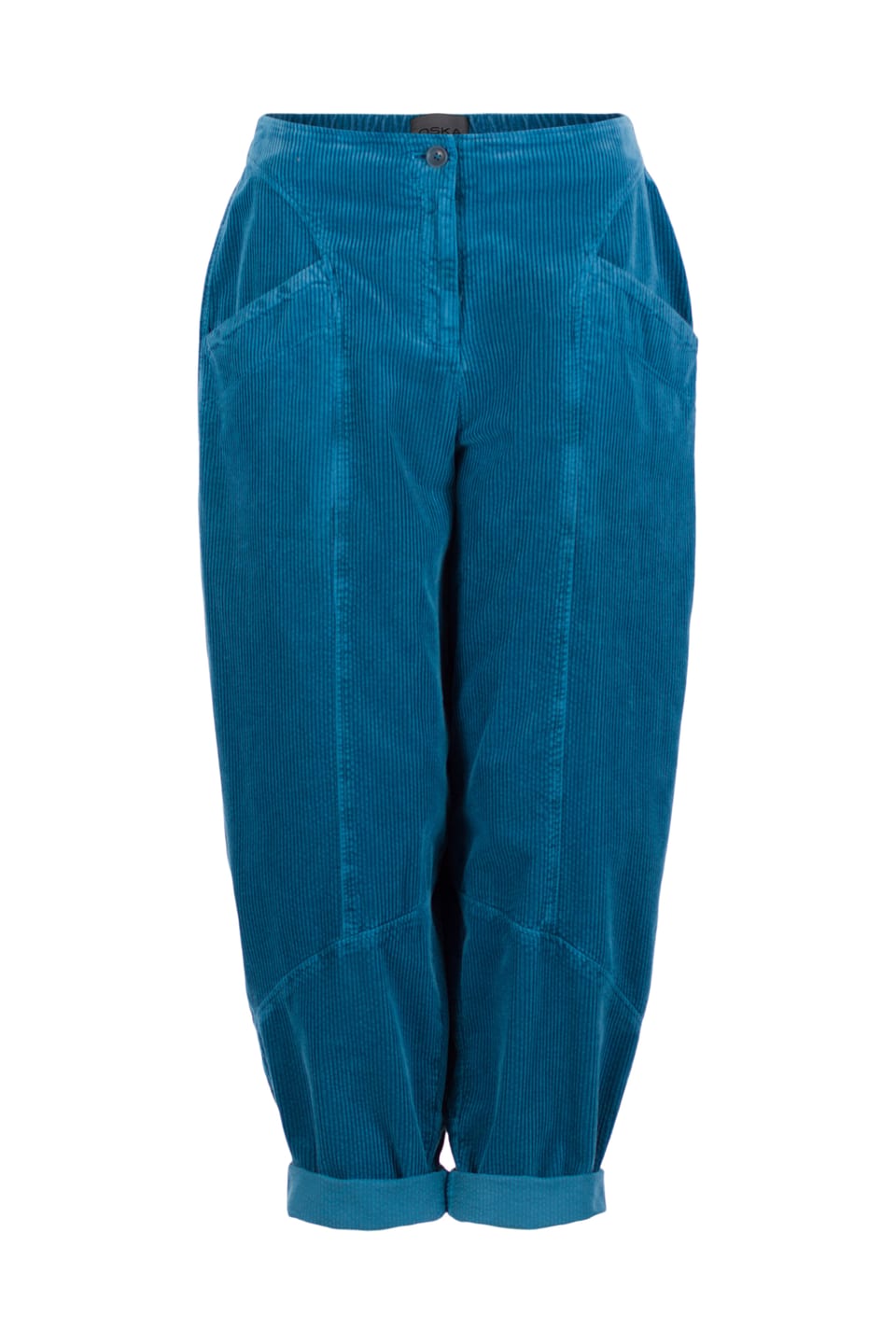 Trousers 523 - Pure cotton corduroy - 542NIAGARA - 10250710075