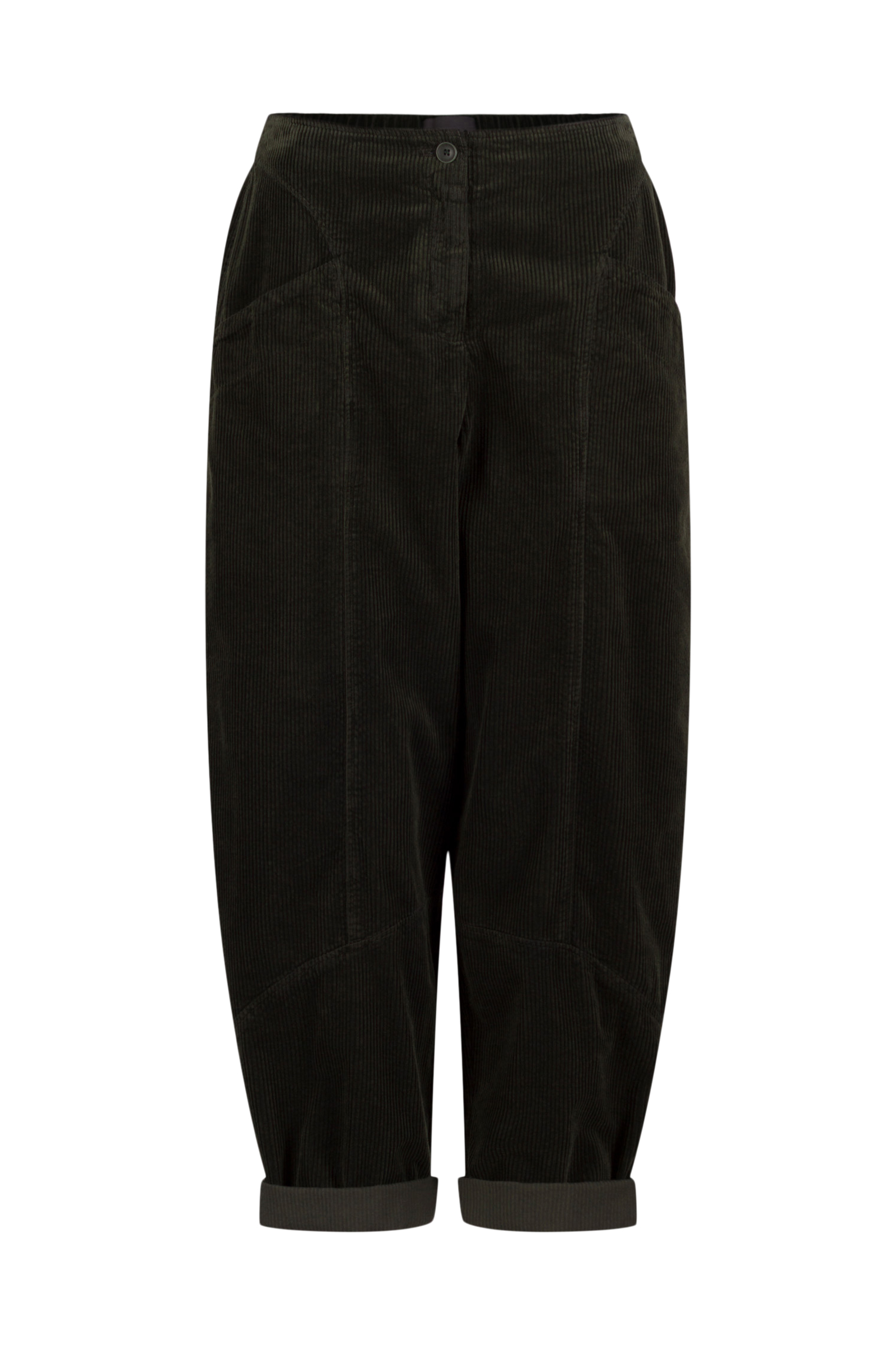 Trousers 523 Green Pure cotton corduroy