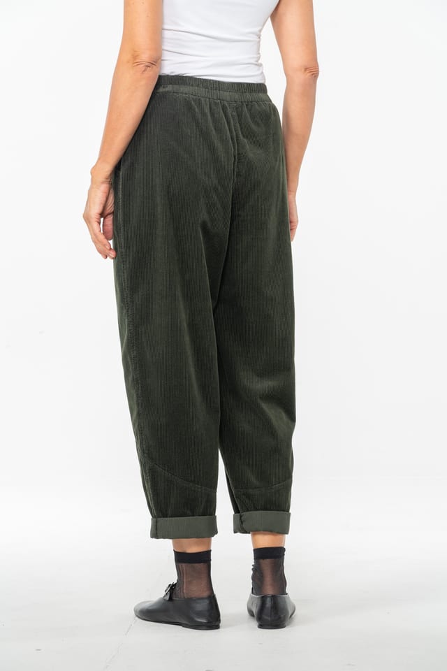 Trousers 523 - Pure cotton corduroy - 792SPRUCE - 10250710075