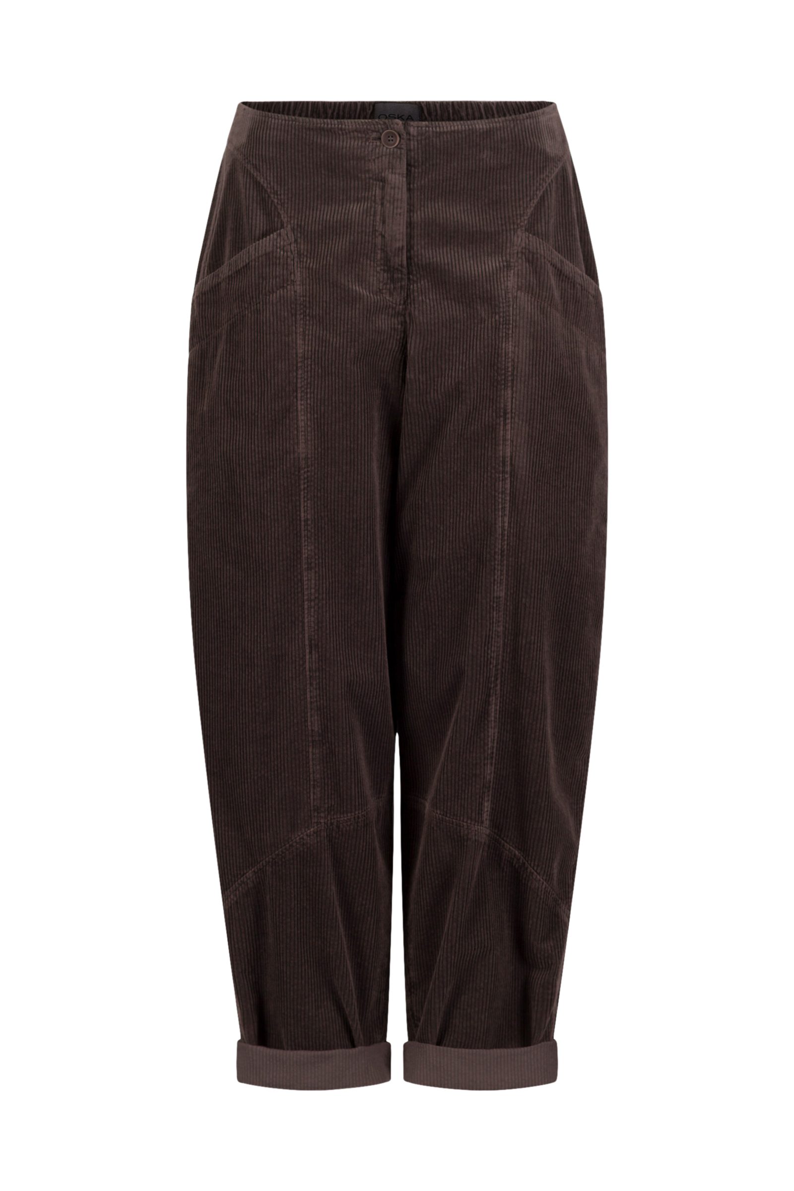 Trousers 523 Grey Pure cotton corduroy
