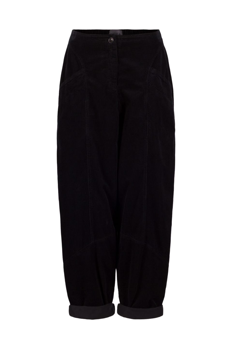 Trousers 523 - Pure cotton corduroy - 990BLACK - 10250710075