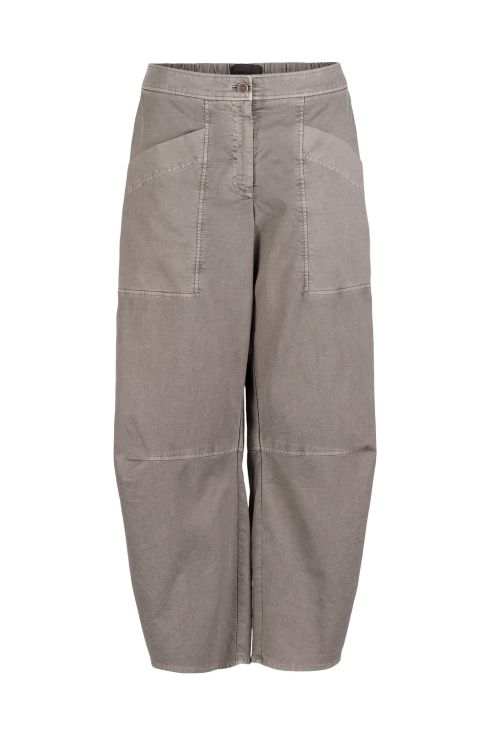 Trousers 524 - Cotton dobby stretch - 122ECRU - 10250710076