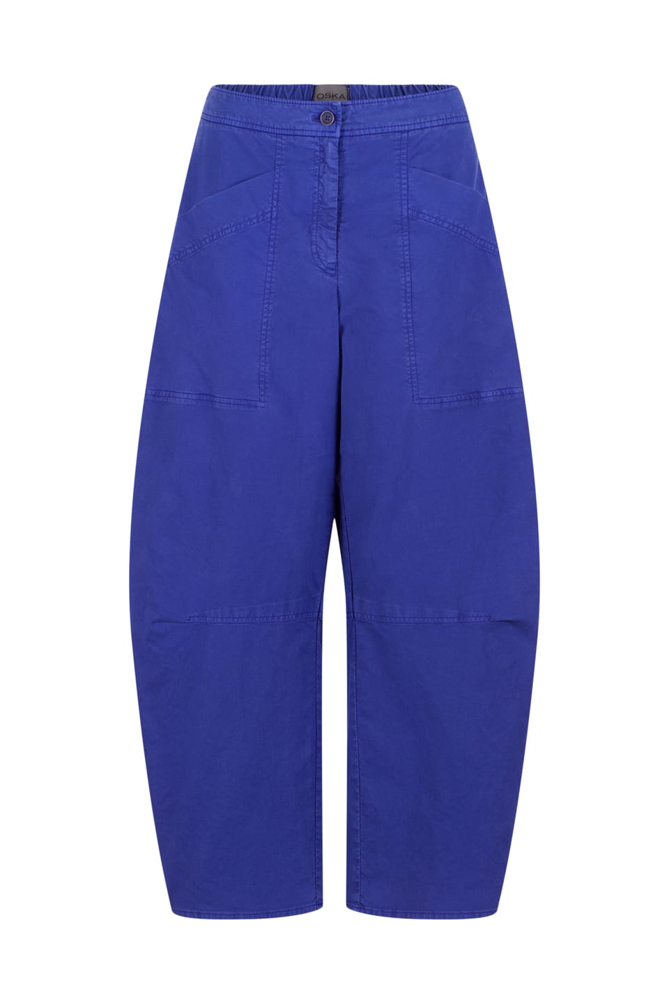 Trousers 524 - Cotton dobby stretch - 462CLEMATIS - 10250710076