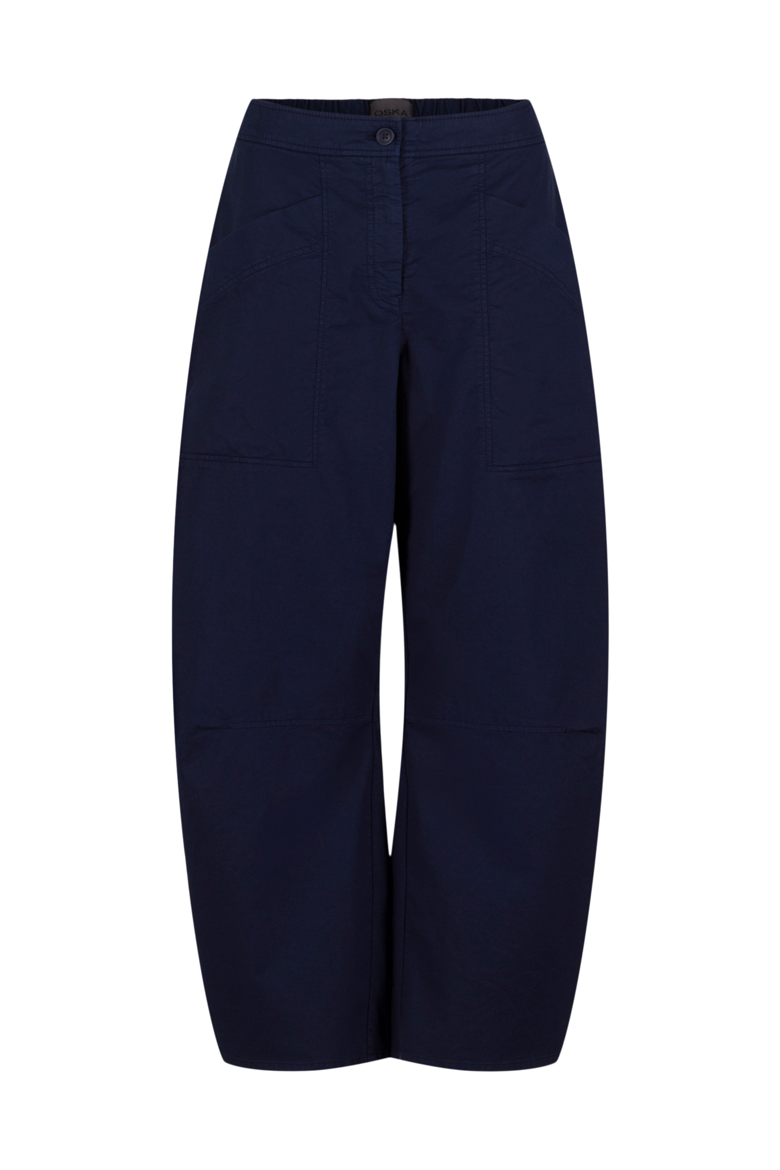 Trousers 524 Blue Cotton dobby stretch