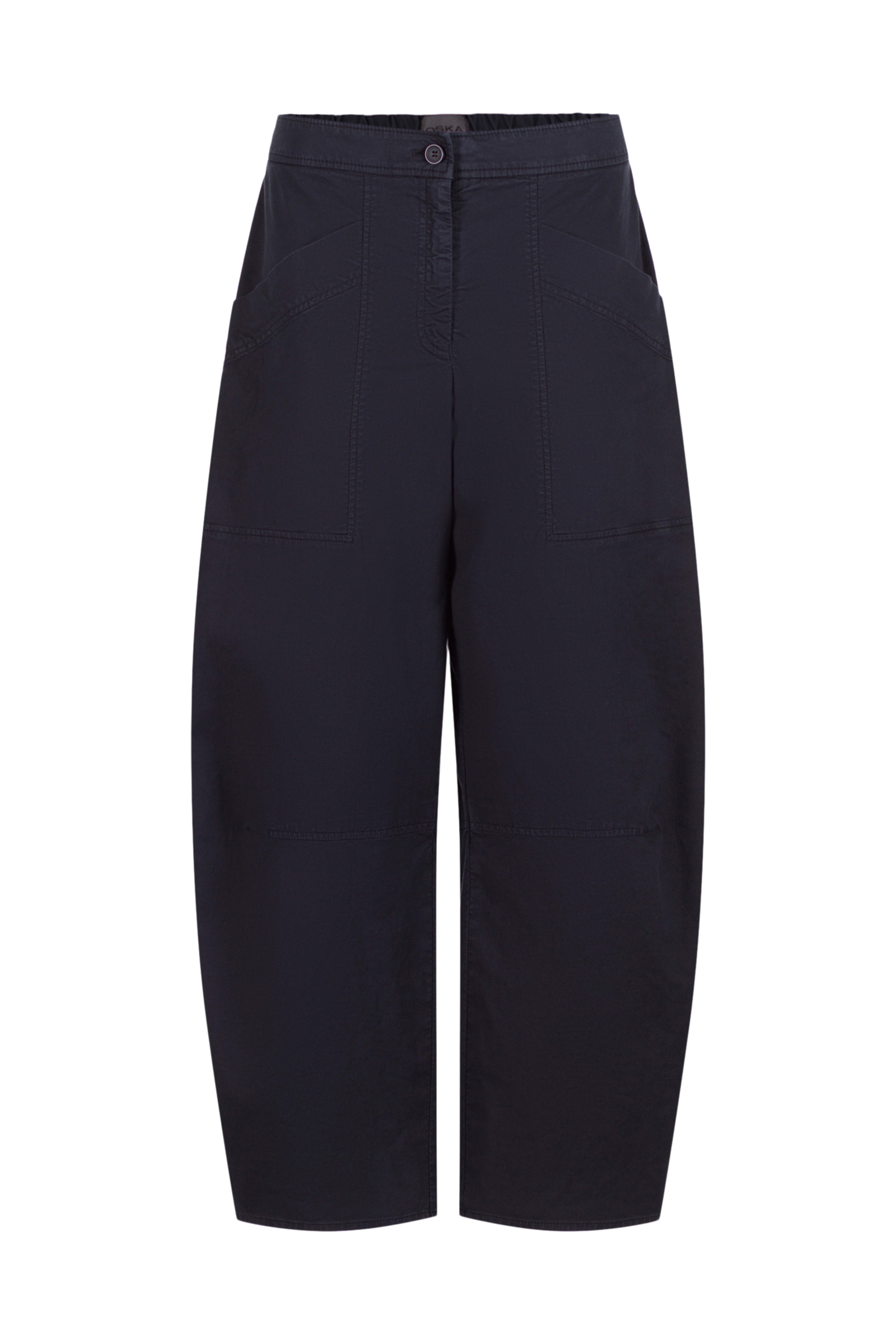 Trousers 524 Blue Cotton dobby stretch