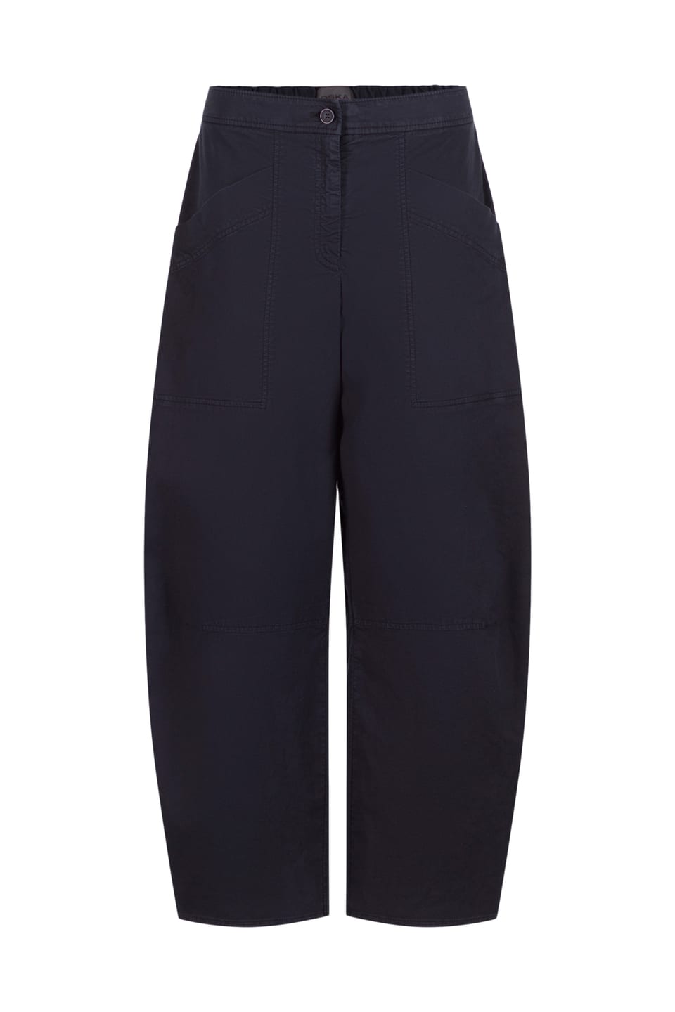 Trousers 524 - Cotton dobby stretch - 490NAVY - 10250710076