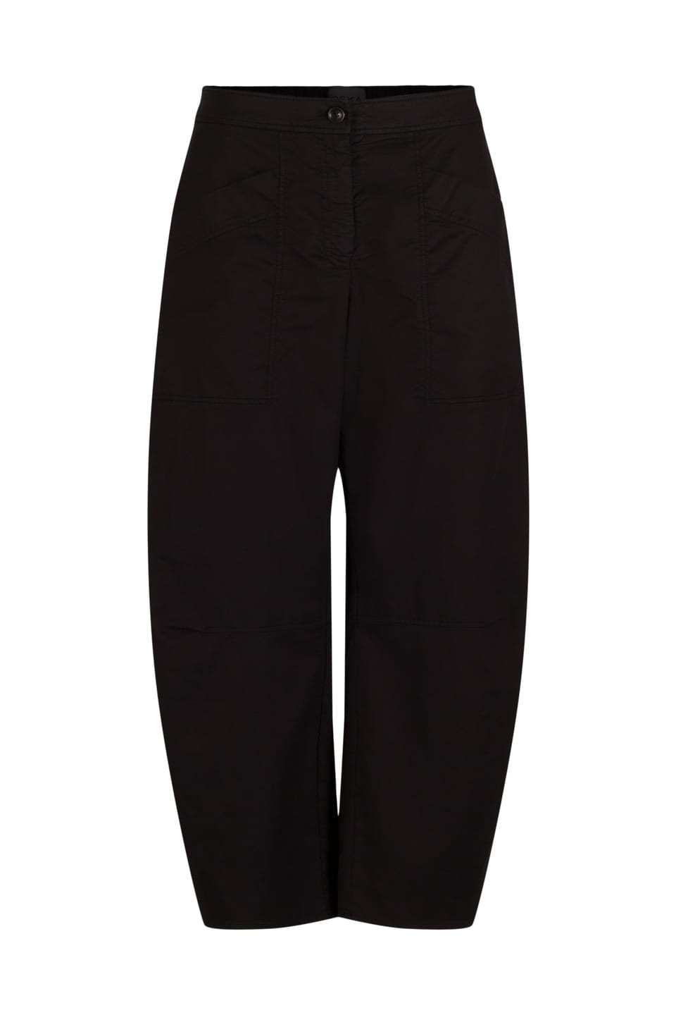 Trousers 524 - Cotton dobby stretch - 990BLACK - 10250710076