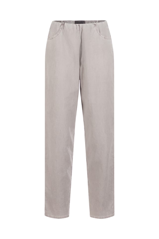 Trousers 525 - Cotton dobby stretch - 122ECRU - 10250710077