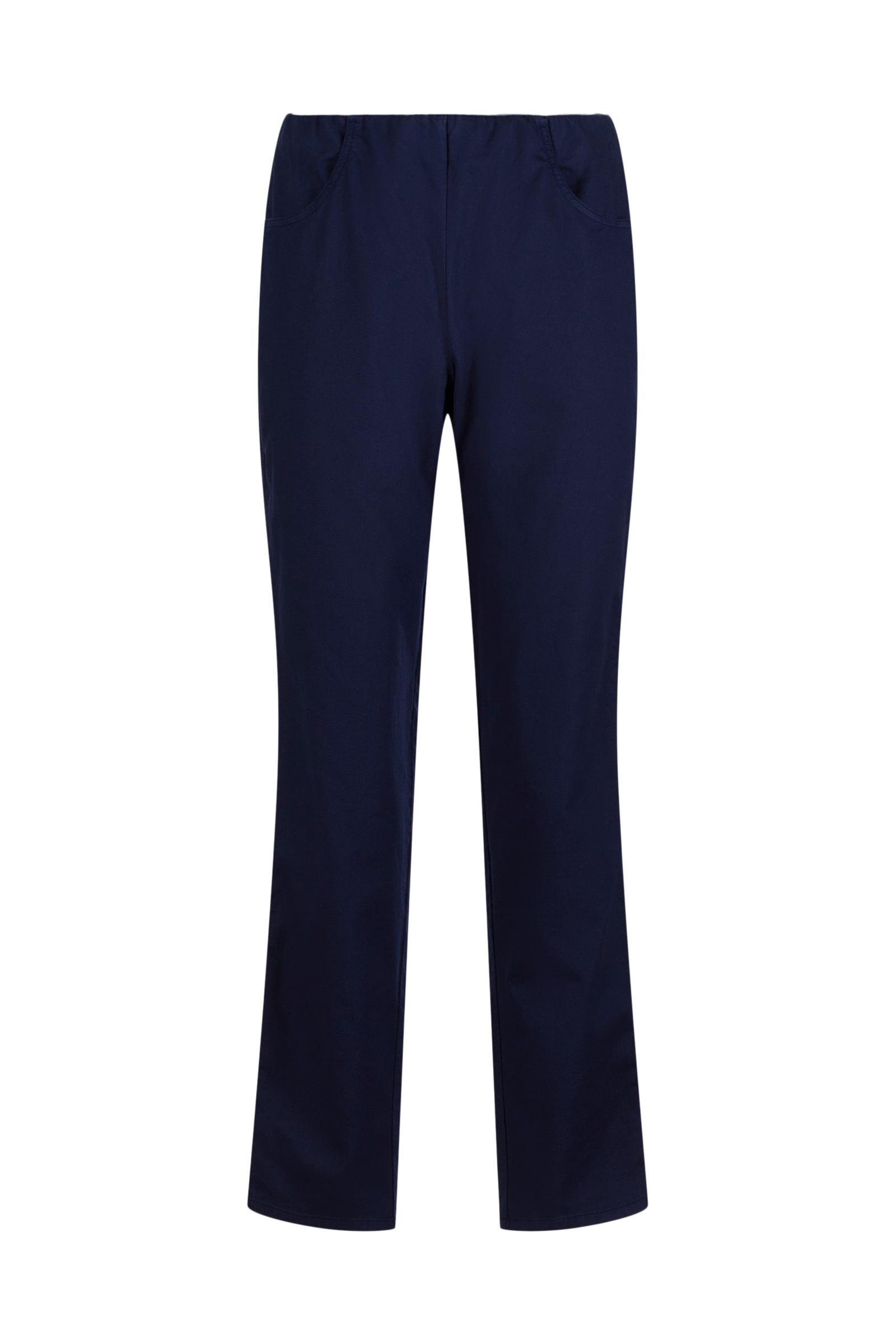 Trousers 525 Blue Cotton dobby stretch