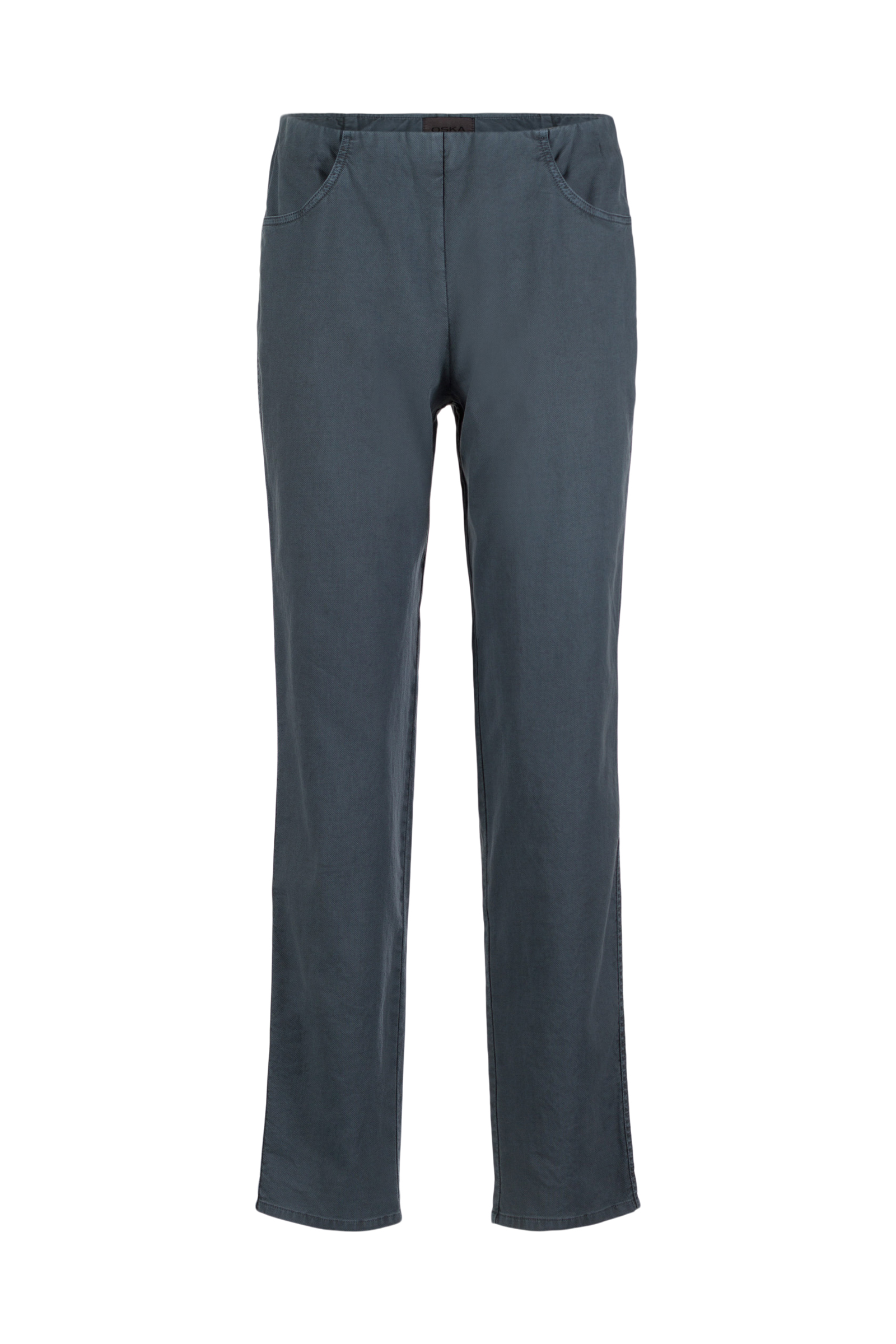 Trousers 525 Blue Cotton dobby stretch