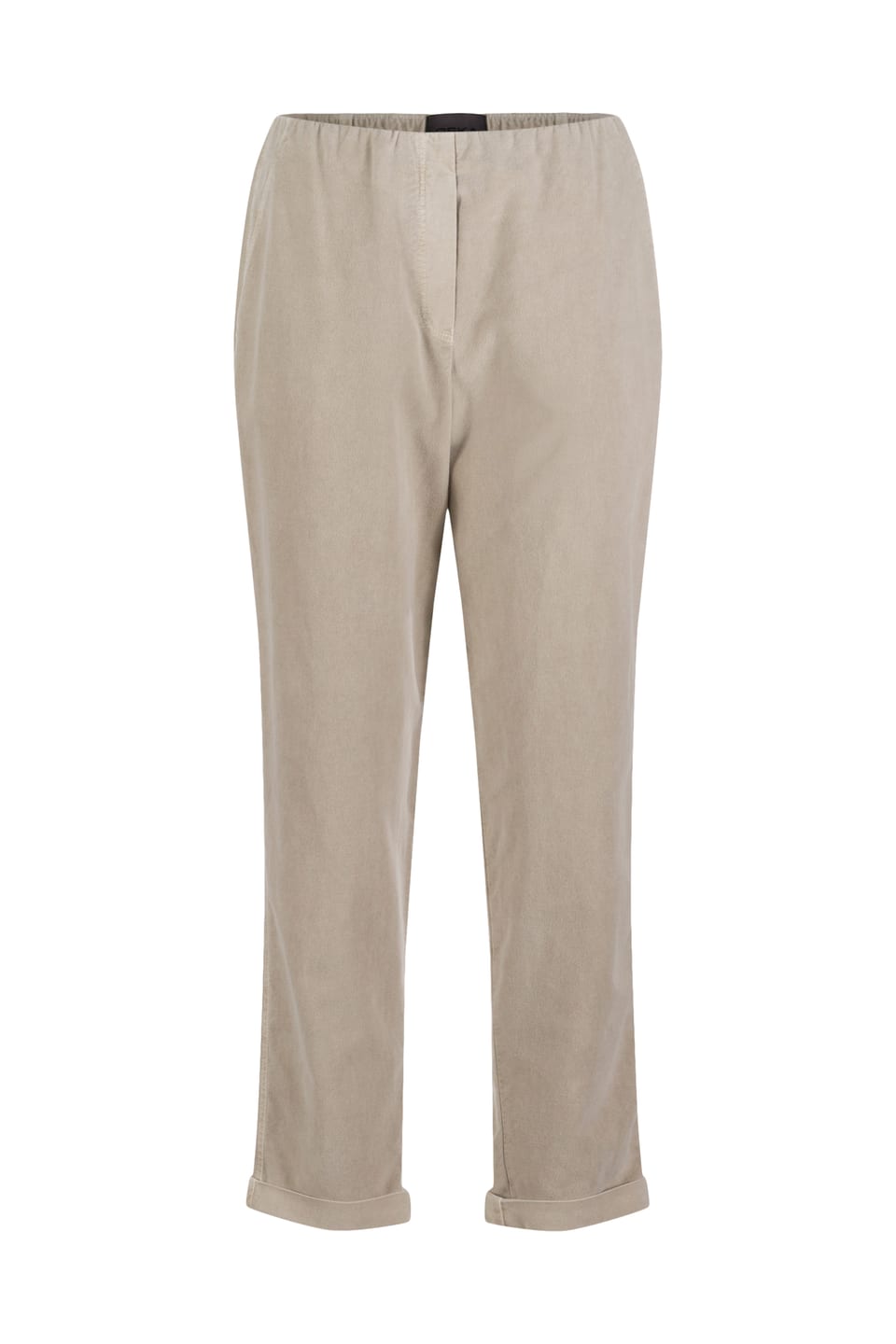 Trousers 526 - Stretchy cotton-lyocell moleskin - 122ECRU - 10250710078