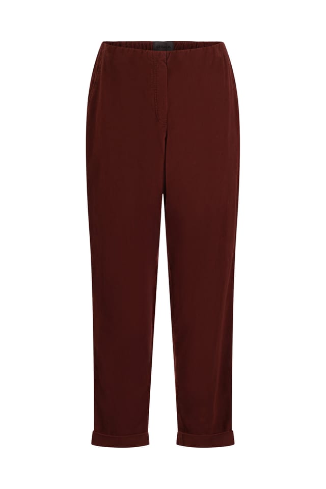 Trousers 526 - Stretchy cotton-lyocell moleskin - 272TERRA - 10250710078