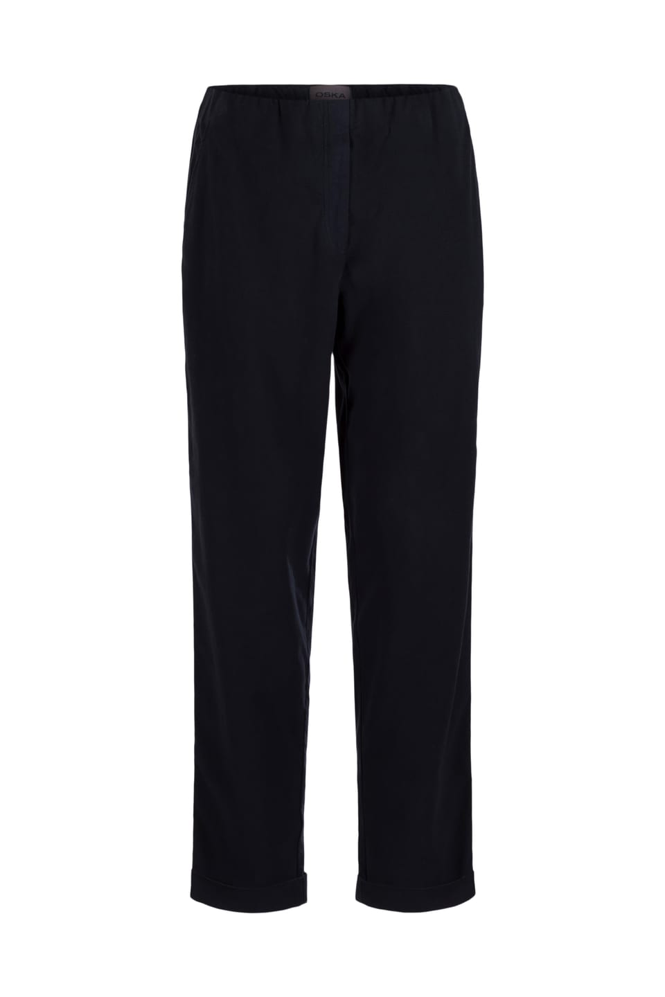 Trousers 526 - Stretchy cotton-lyocell moleskin - 490NAVY - 10250710078