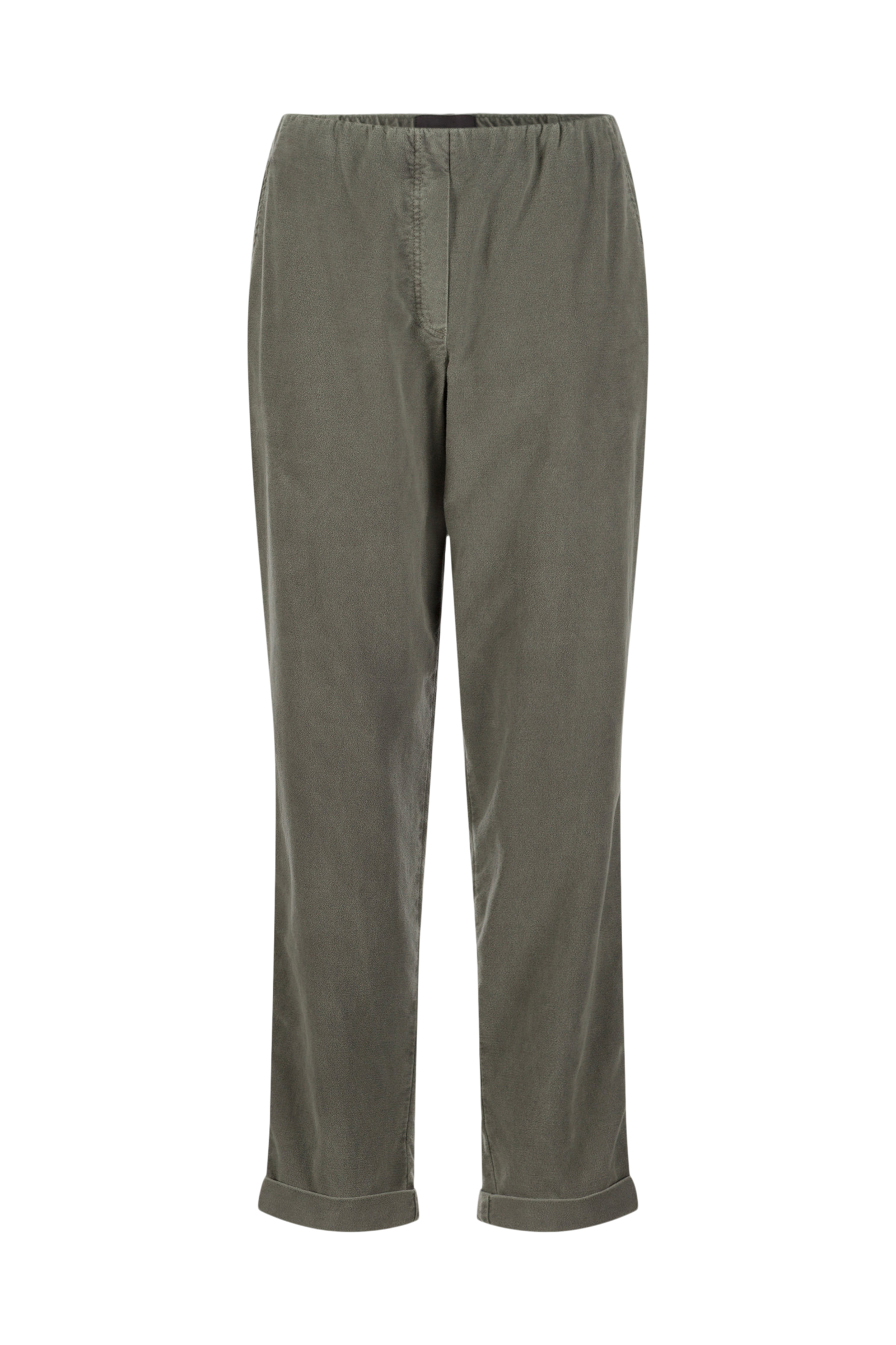 Trousers 526 Green Stretchy cotton-lyocell moleskin