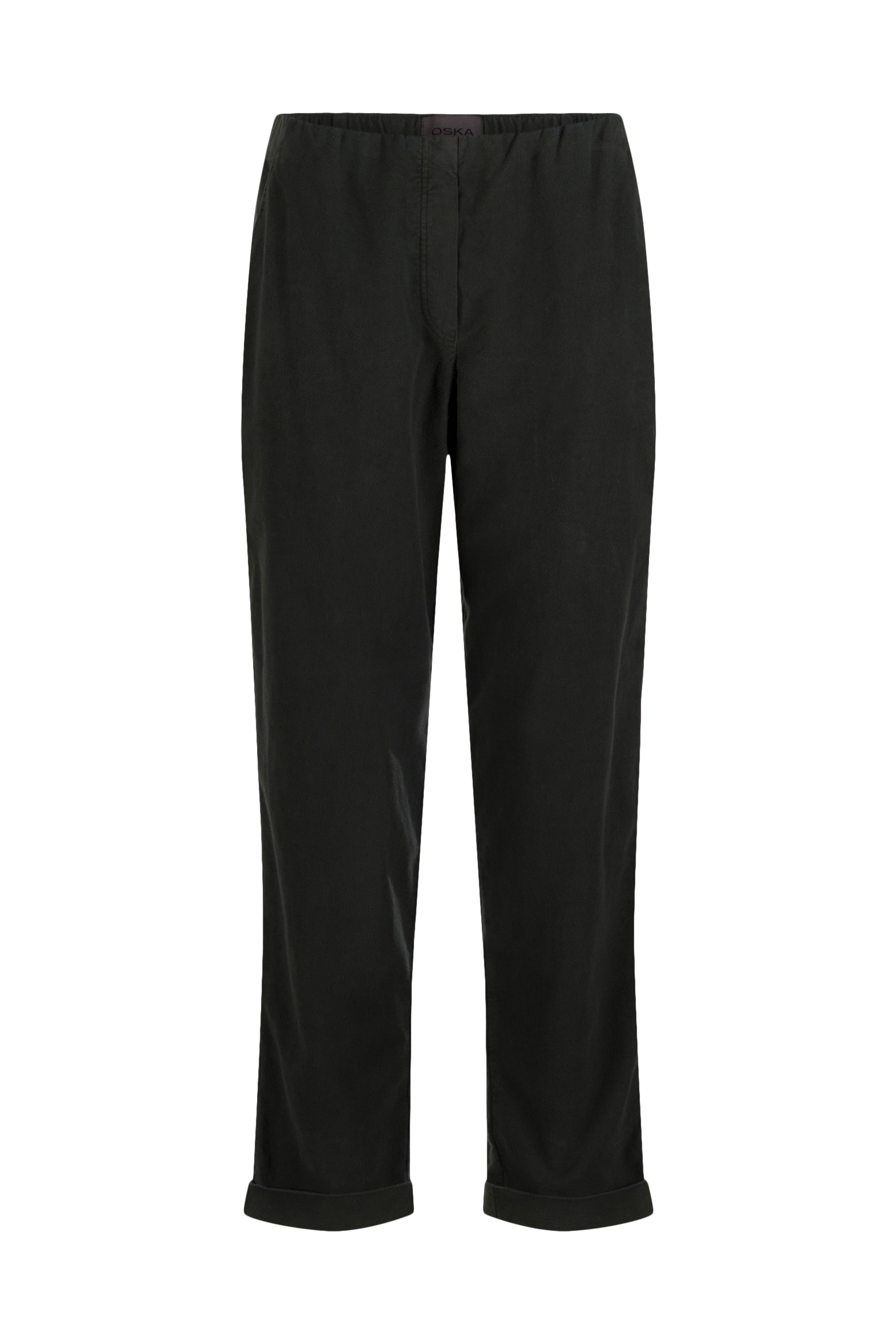 Trousers 526 Green Stretchy cotton-lyocell moleskin