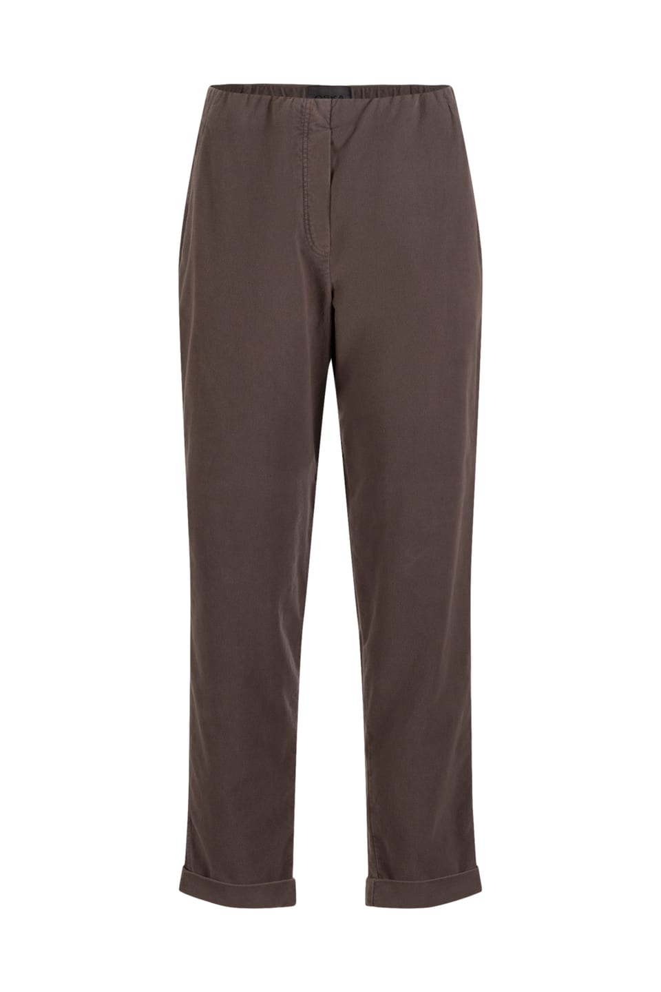 Trousers 526 - Stretchy cotton-lyocell moleskin - 872TAUPE - 10250710078