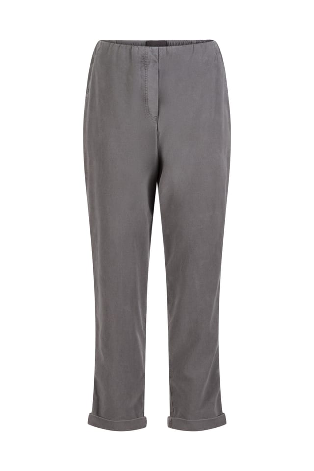 Trousers 526 - Stretchy cotton-lyocell moleskin - 942MOUSE - 10250710078