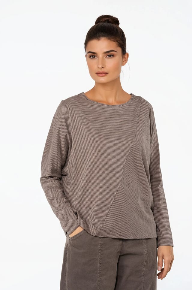 Pullover 523 - Pure cotton - 870TAUPE - 10250710079