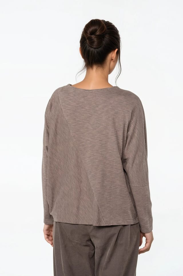 Pullover 523 - Pure cotton - 870TAUPE - 10250710079