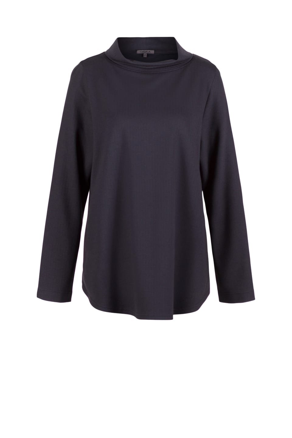 Pullover 524 - Jaquard jersey met visgraatmotief - 490NAVY - 10250710080