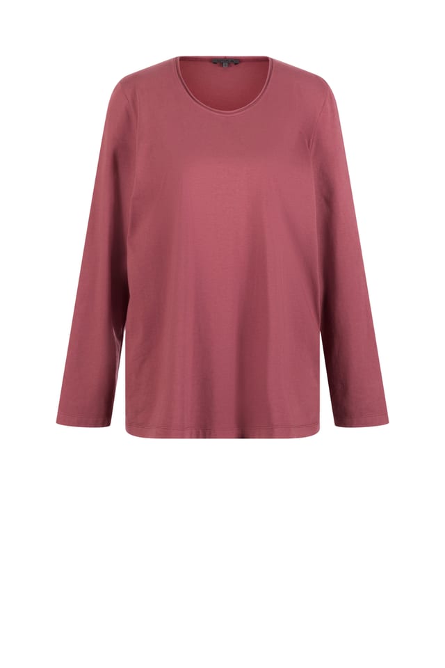 Shirt 504 - Organic cotton jersey - 250REDWOOD - 10250710082