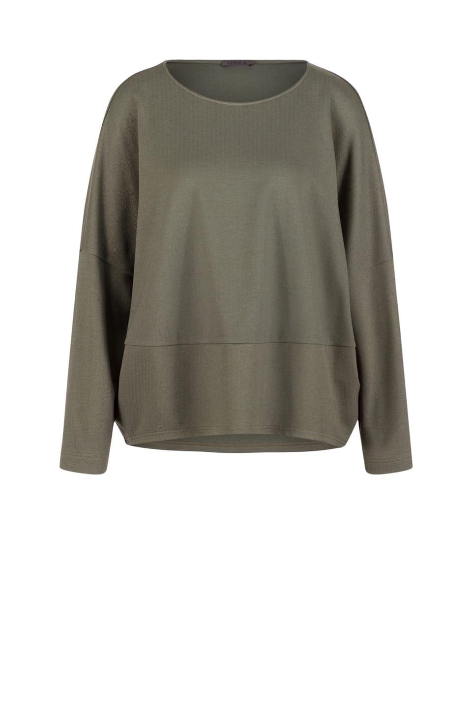Pullover 526 - Herringbone jaquard jersey in viscose blend - 640THISTLE - 10250710086
