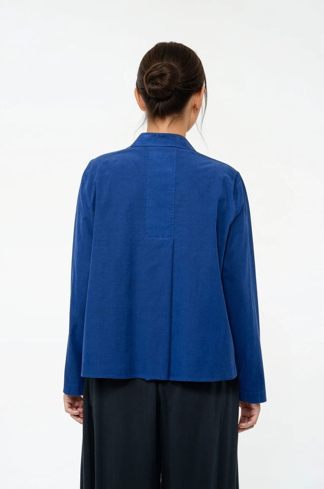 Bluse 517 - Elastischer Baumwoll-Feincord - 10250710089
