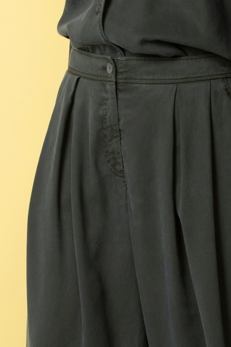 Trousers 527 - Pure lyocell piqué - 792SPRUCE - 10250710090
