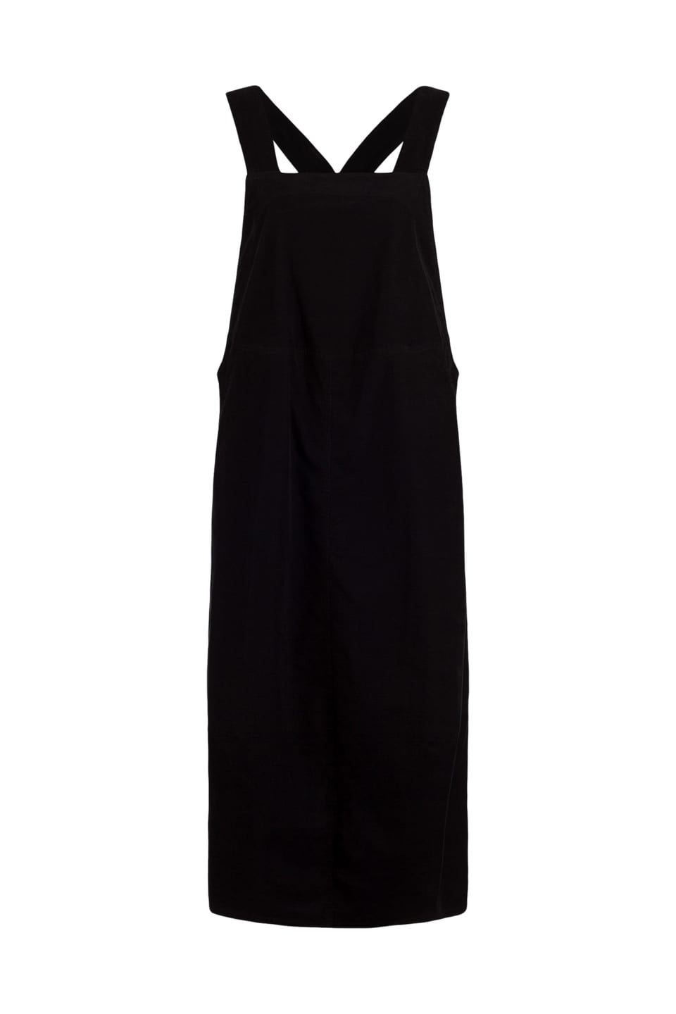 Dress 508 - Cotton needlecord with stretch - 990BLACK - 10250710094