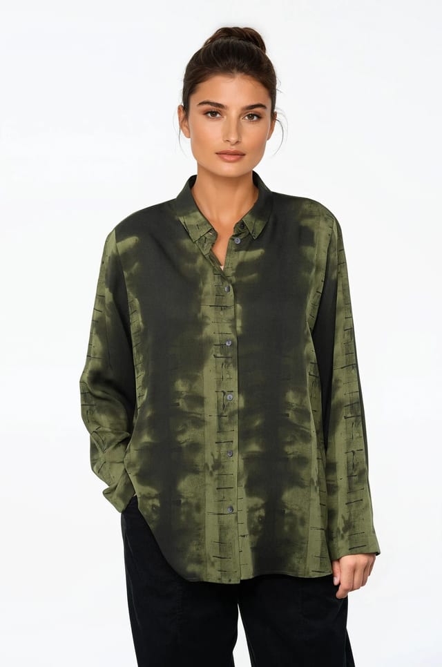 Blouse 519 - Print on pure viscose - 780GROVE - 10250710095