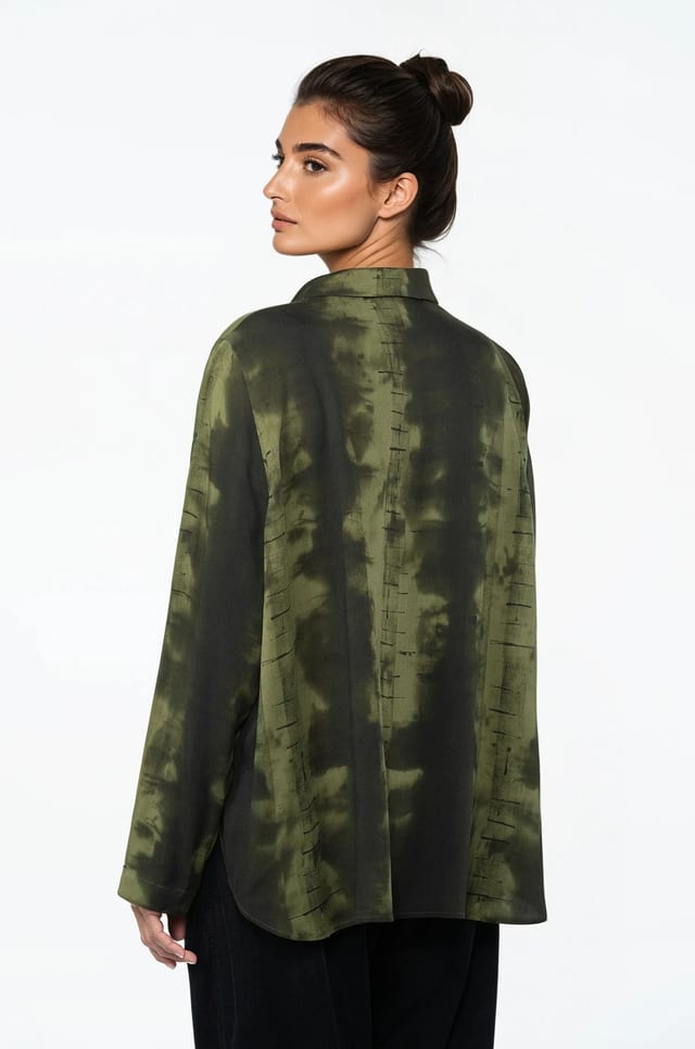 Blouse 519 - Print on pure viscose - 780GROVE - 10250710095