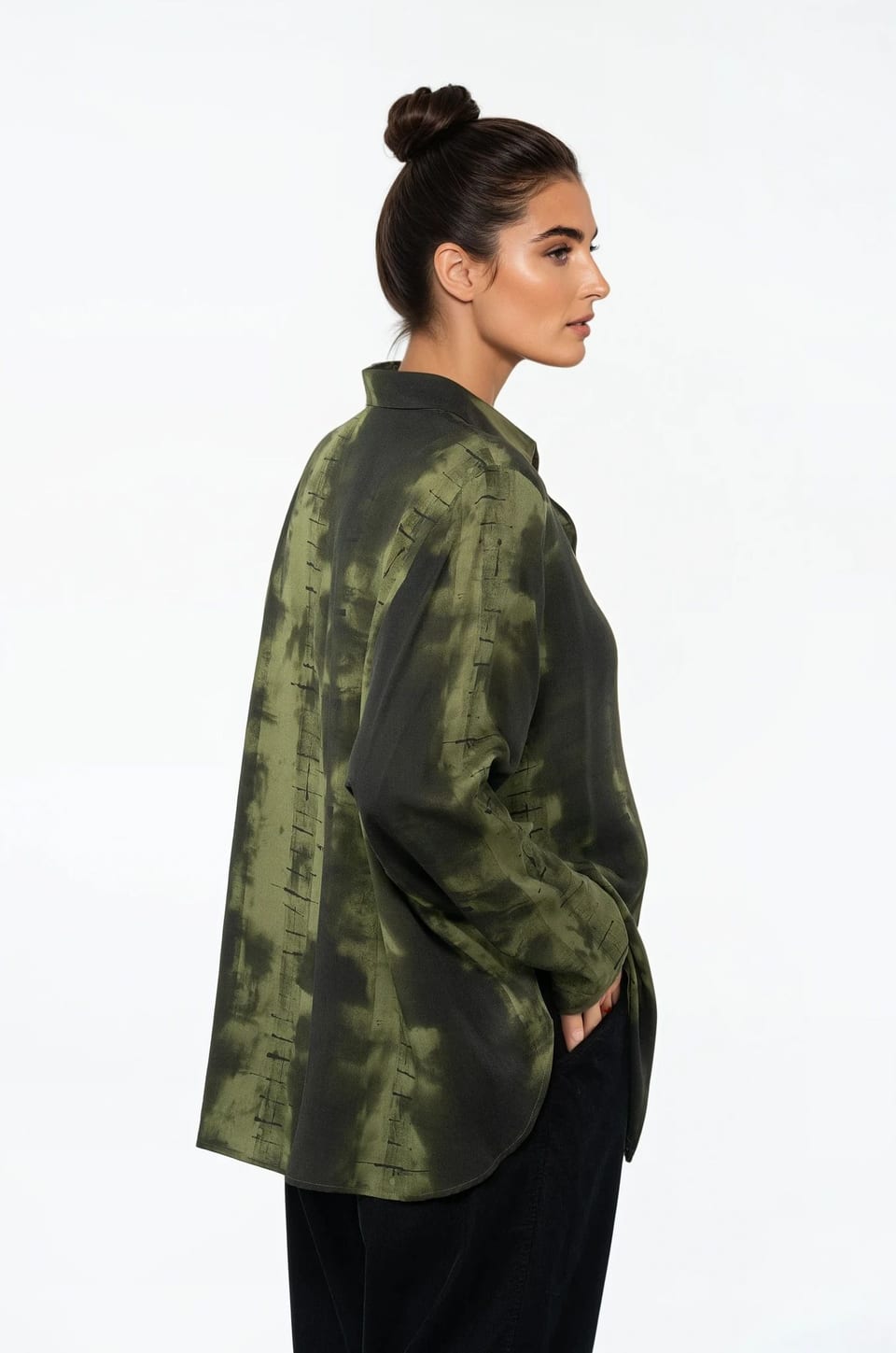 Blouse 519 - Print on pure viscose - 780GROVE - 10250710095
