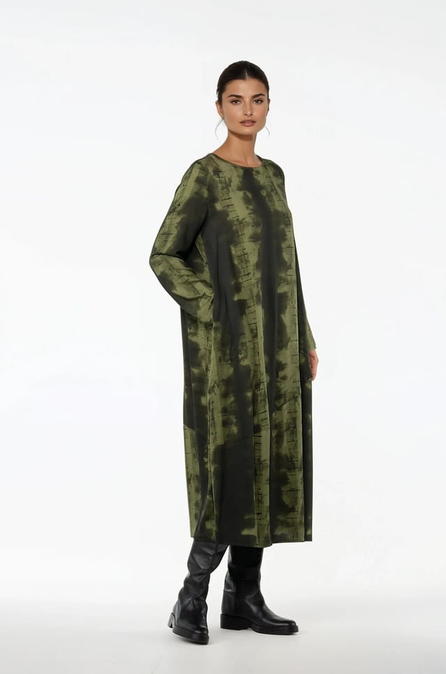 Jurk 509 - Viscose met print - 780GROVE - 10250710096