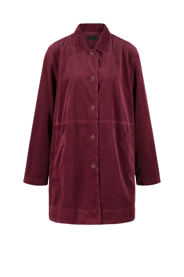 Jacket 513 - Pure cotton corduroy - 252REDWOOD - 10250710097