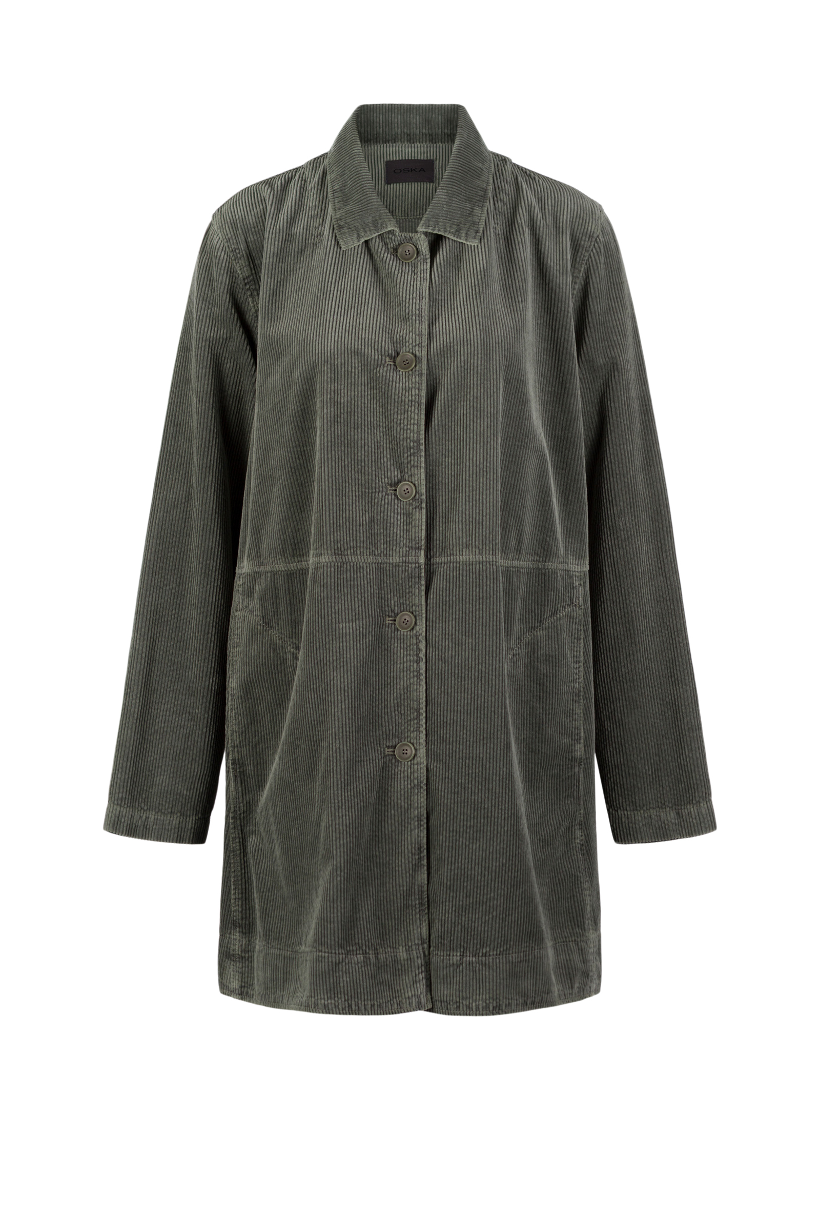 Jacket 513 Green Pure cotton corduroy