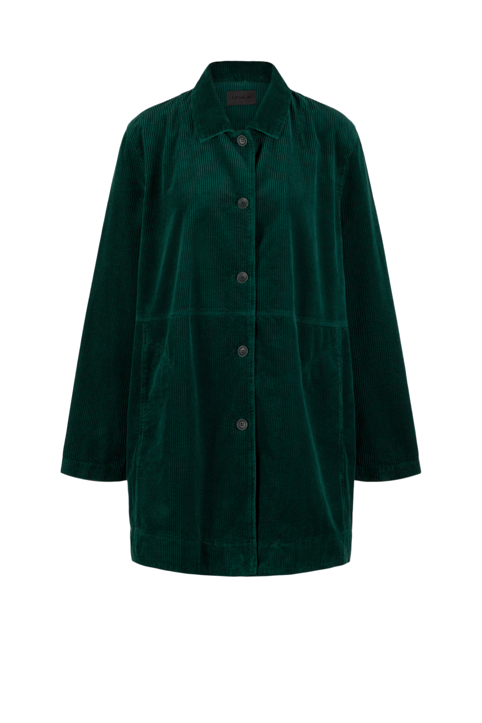 Jacket 513 Green Pure cotton corduroy
