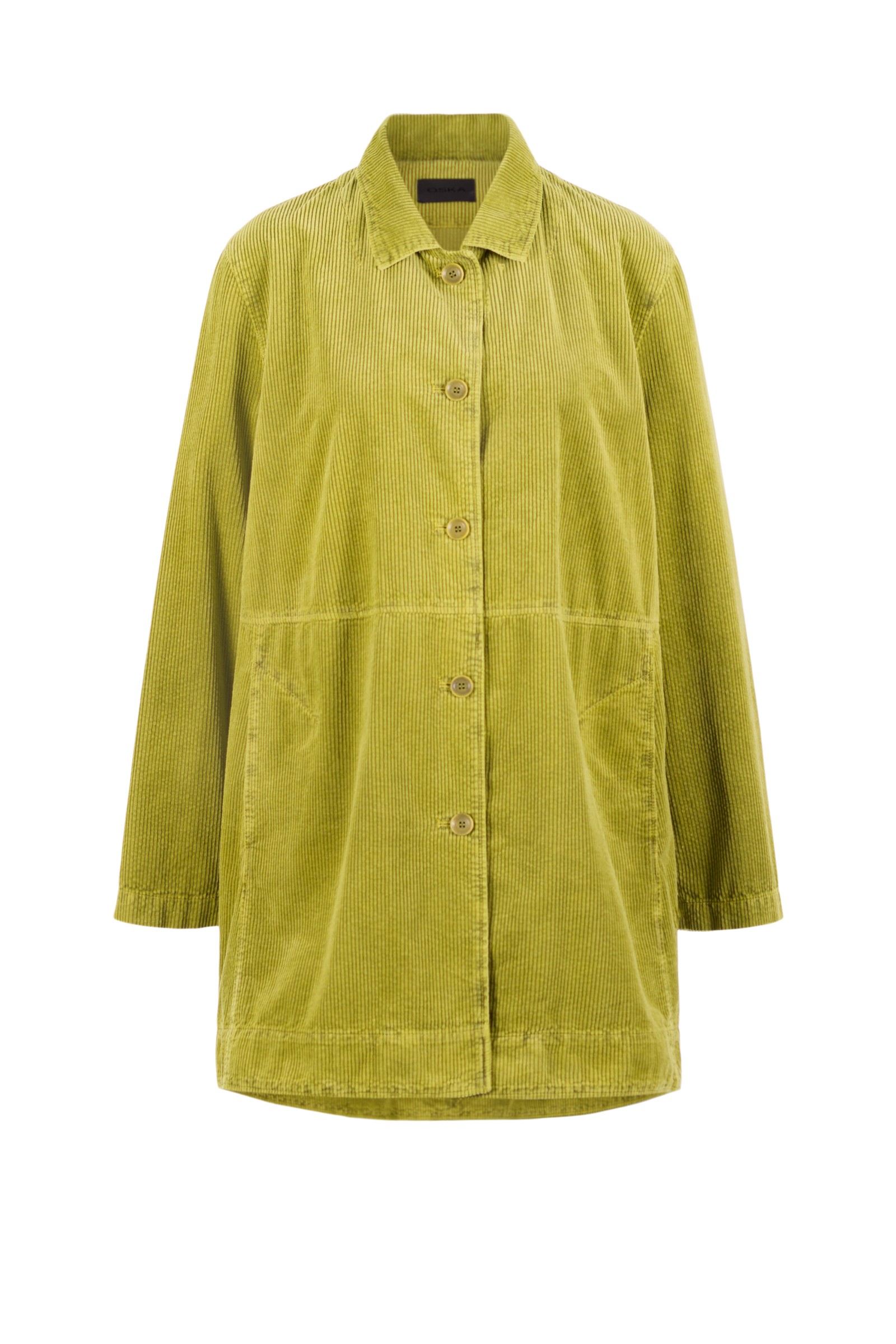 Jacket 513 Green Pure cotton corduroy