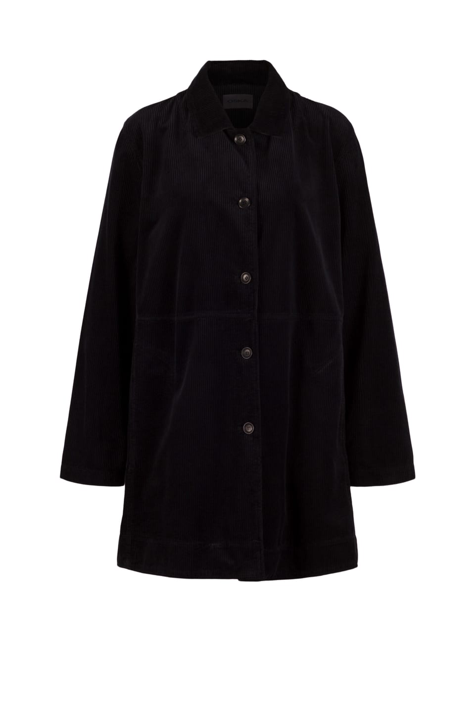 Jacket 513 - Pure cotton corduroy - 990BLACK - 10250710097