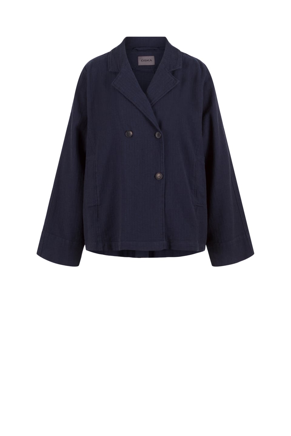 Jacke 514 wash - Fischgrat-Baumwollstretch - 480MIDNIGHT - 10250710099