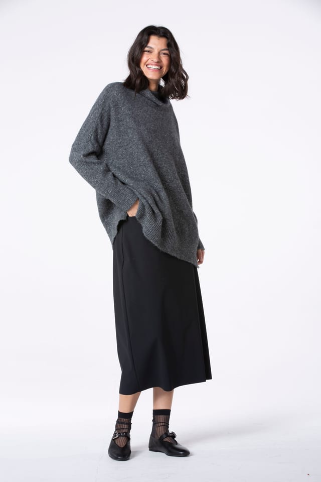 Skirt 502 - Techno-stretch - 990BLACK - 10250710102