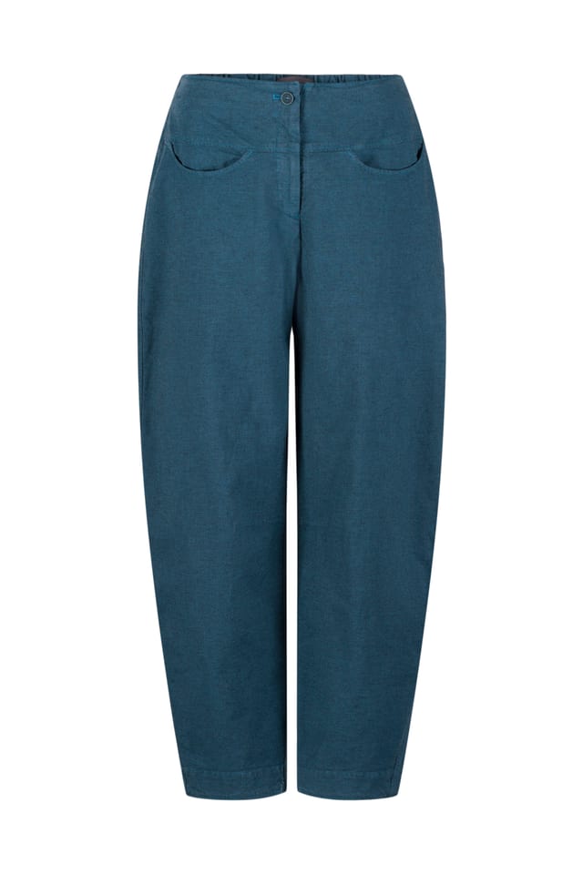 Hose 530 - Baumwollstretch mit Mini-Schaftmuster - 540NIAGARA - 10250710104