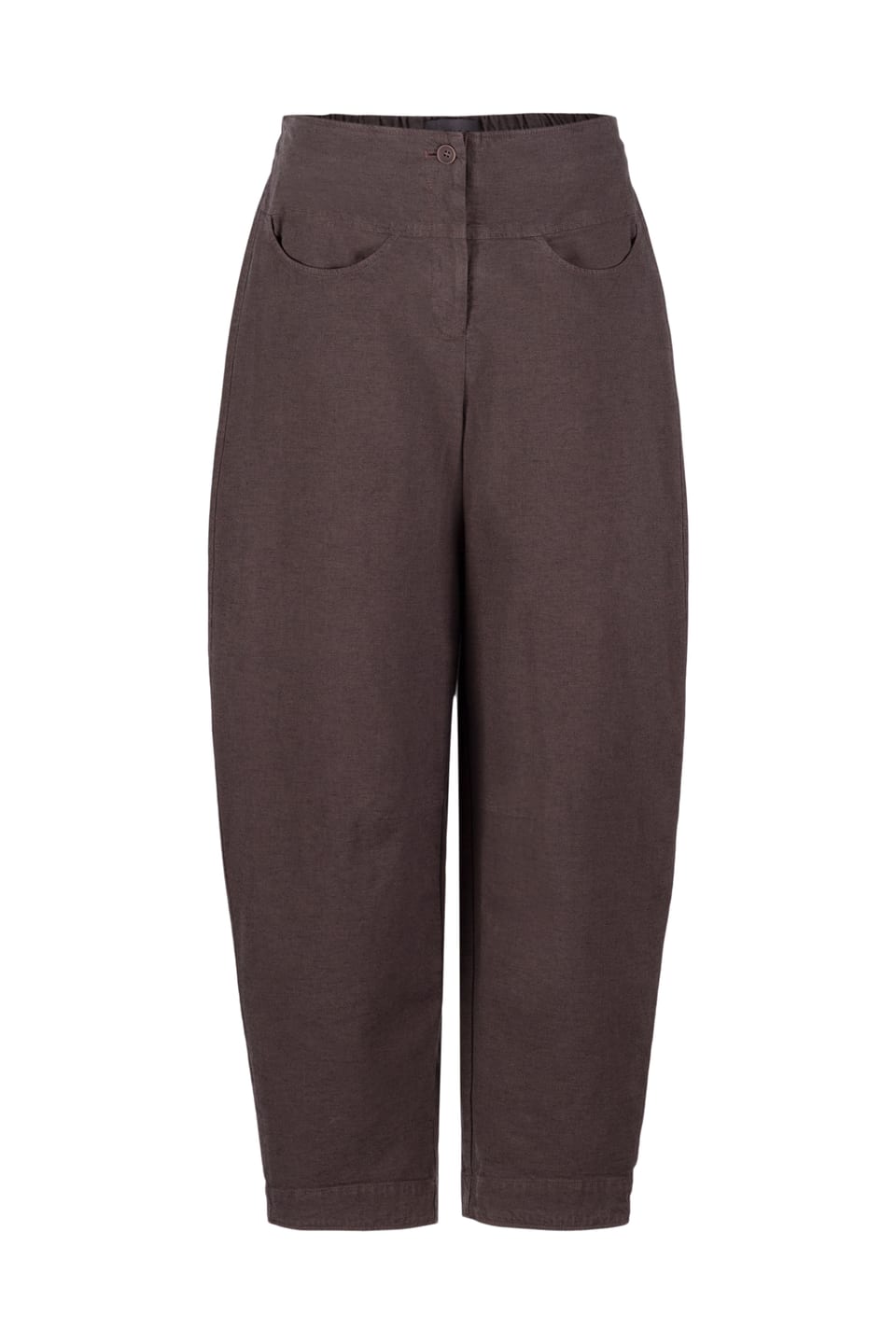 Trousers 530 - Stretch cotton with mini dobby pattern - 870TAUPE - 10250710104