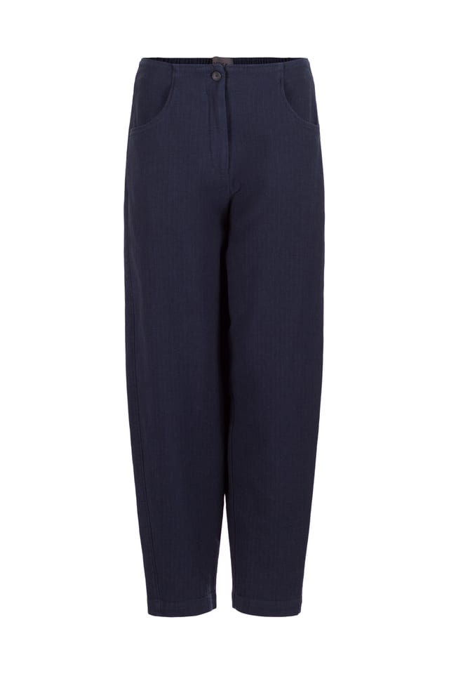 Trousers 531 wash - Herringbone cotton stretch - 480MIDNIGHT - 10250710106