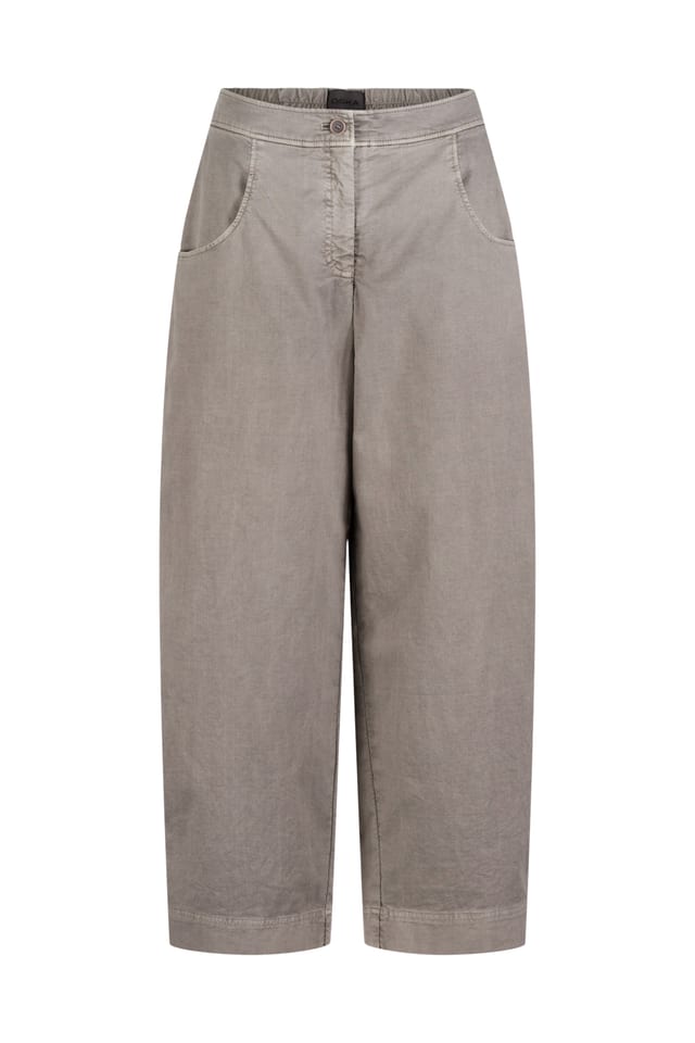 Trousers 532 - Cotton dobby stretch - 122ECRU - 10250710107