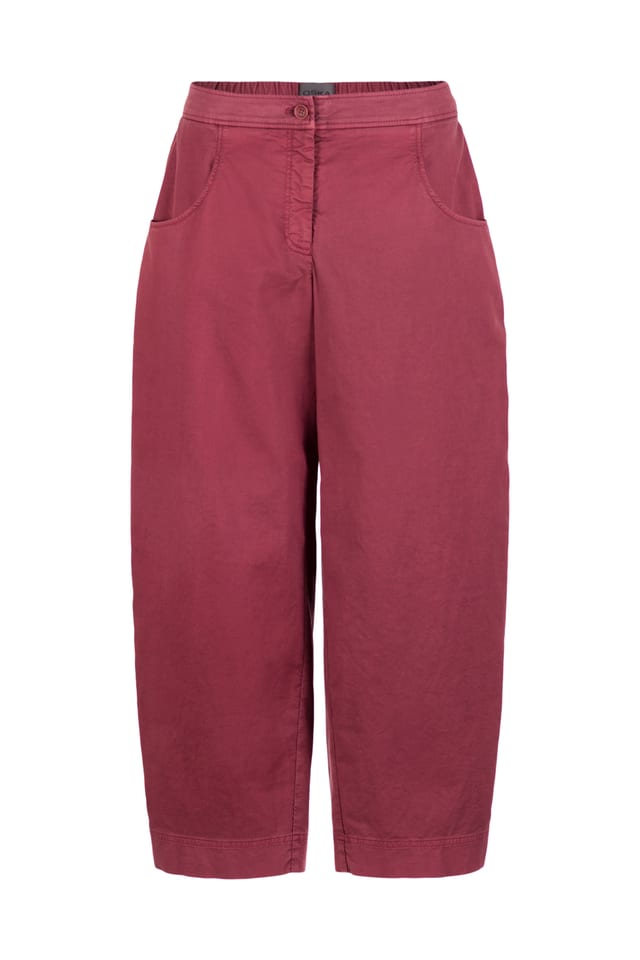 Hose 532 - Baumwollstretch mit Mini-Waffelstruktur - 252REDWOOD - 10250710107