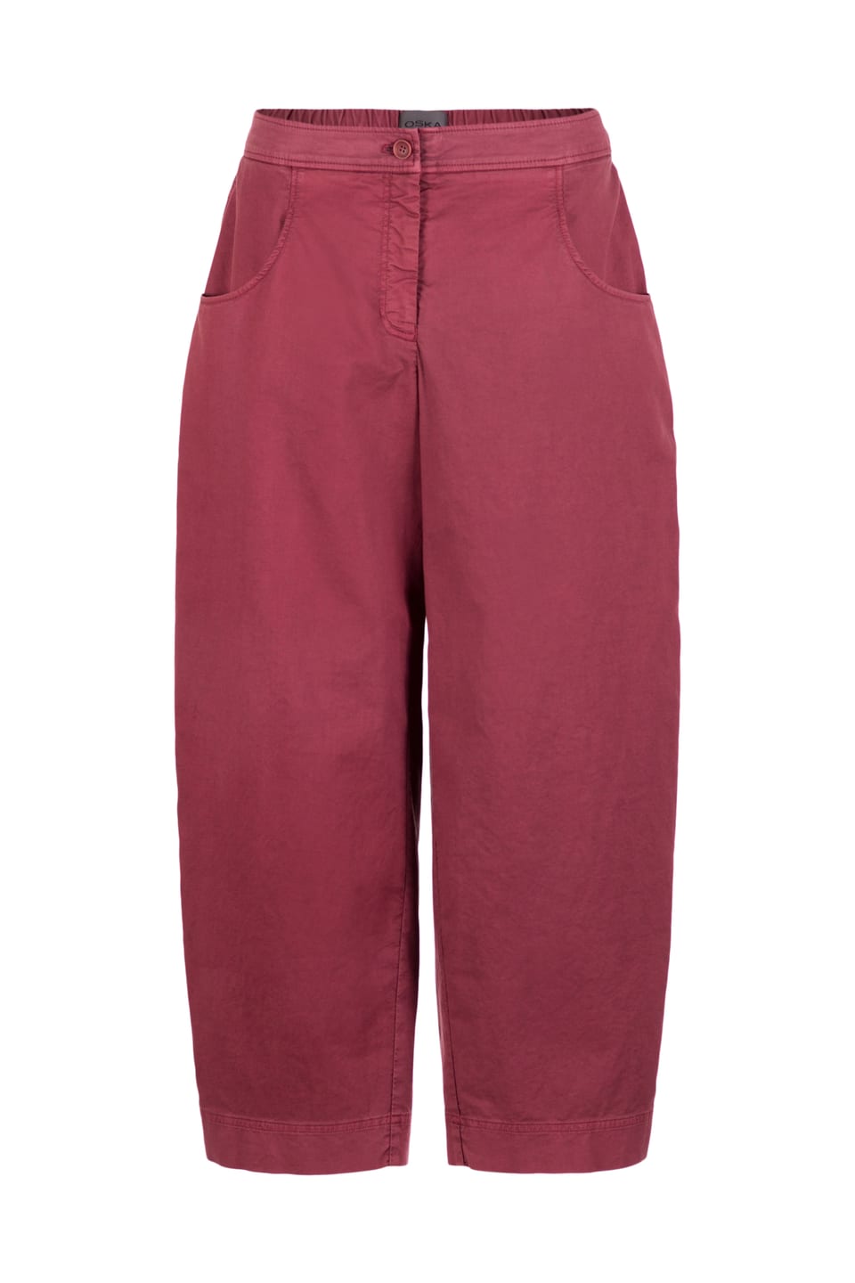 Trousers 532 - Cotton dobby stretch - 252REDWOOD - 10250710107