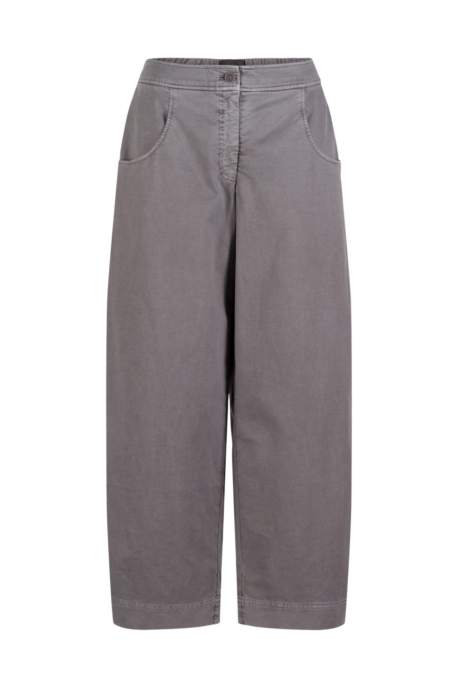 Trousers 532 Grey Cotton dobby stretch