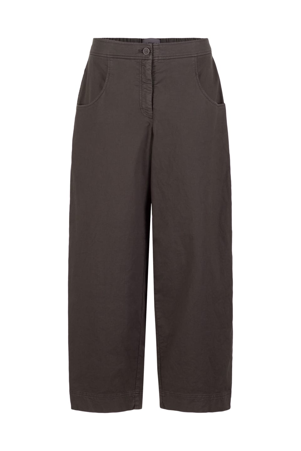 Trousers 532 - Cotton dobby stretch - 980SEPIA - 10250710107